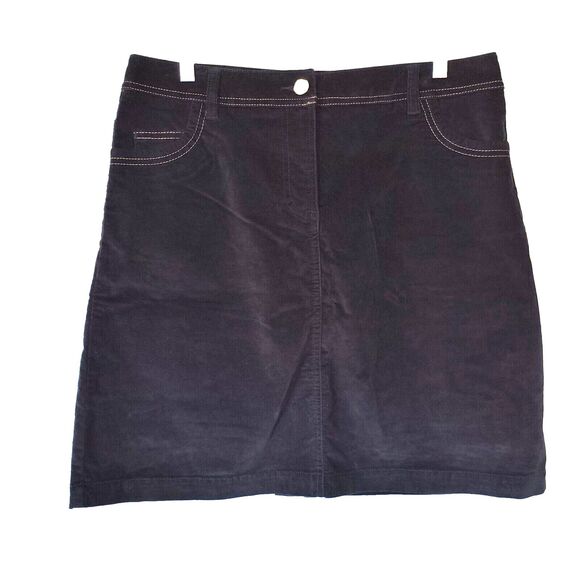 Boden Dresses & Skirts - Boden Black Velvet Pencil Skirt Short Womens Size 16L* Zipper Pockets Brand new